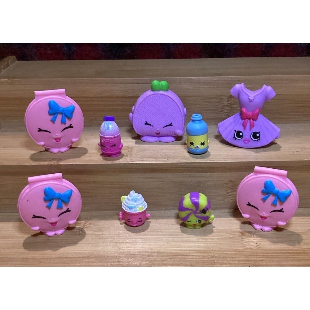 Shopkins Season Two 2 & McDonalds Toys Lot 9 Of Figures Moose Toys Animated Food